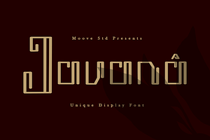 Javana | Unique Display Font