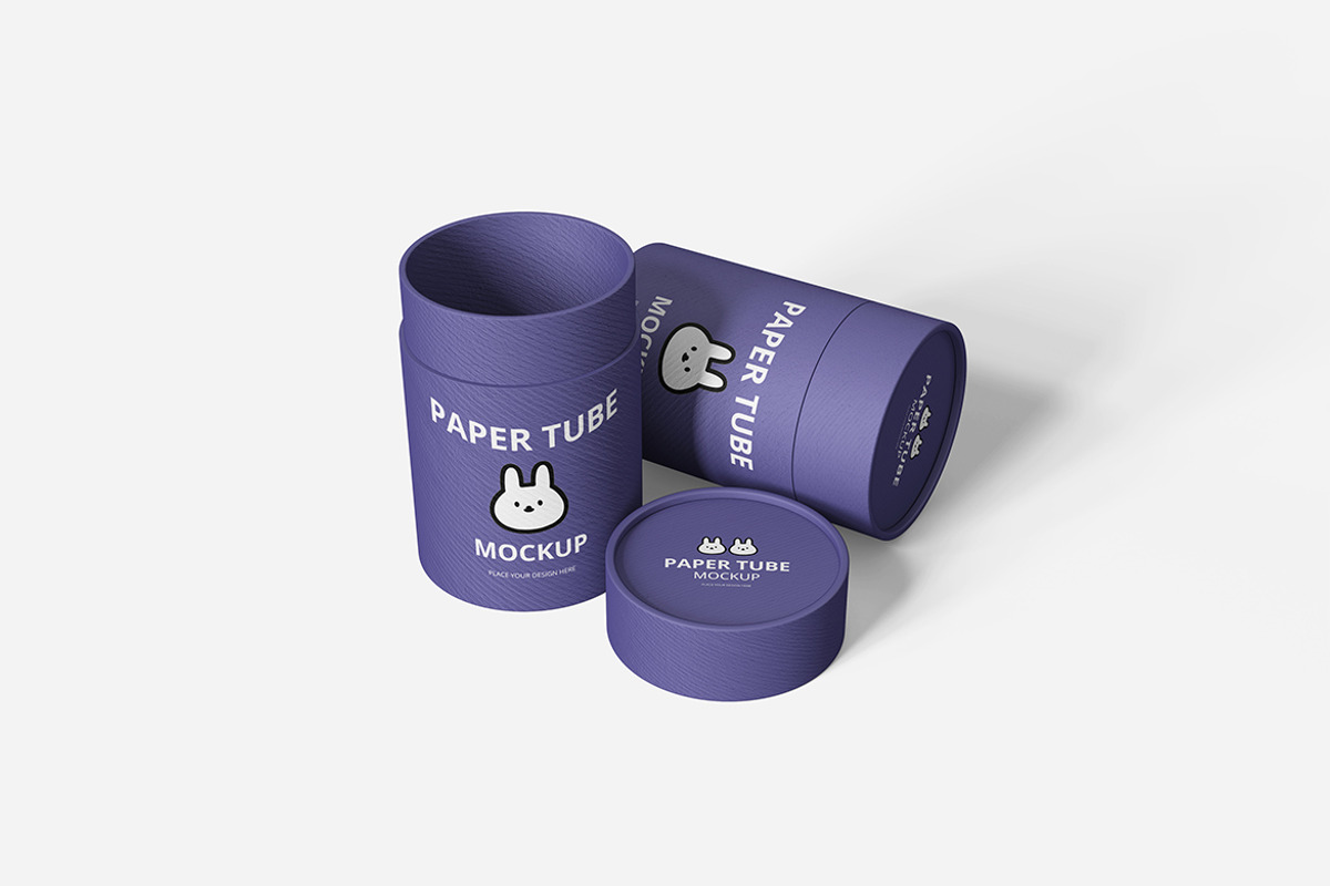 Paper Tube Mockup, a Product Mockup by bimockup (Photo 5 of 6)