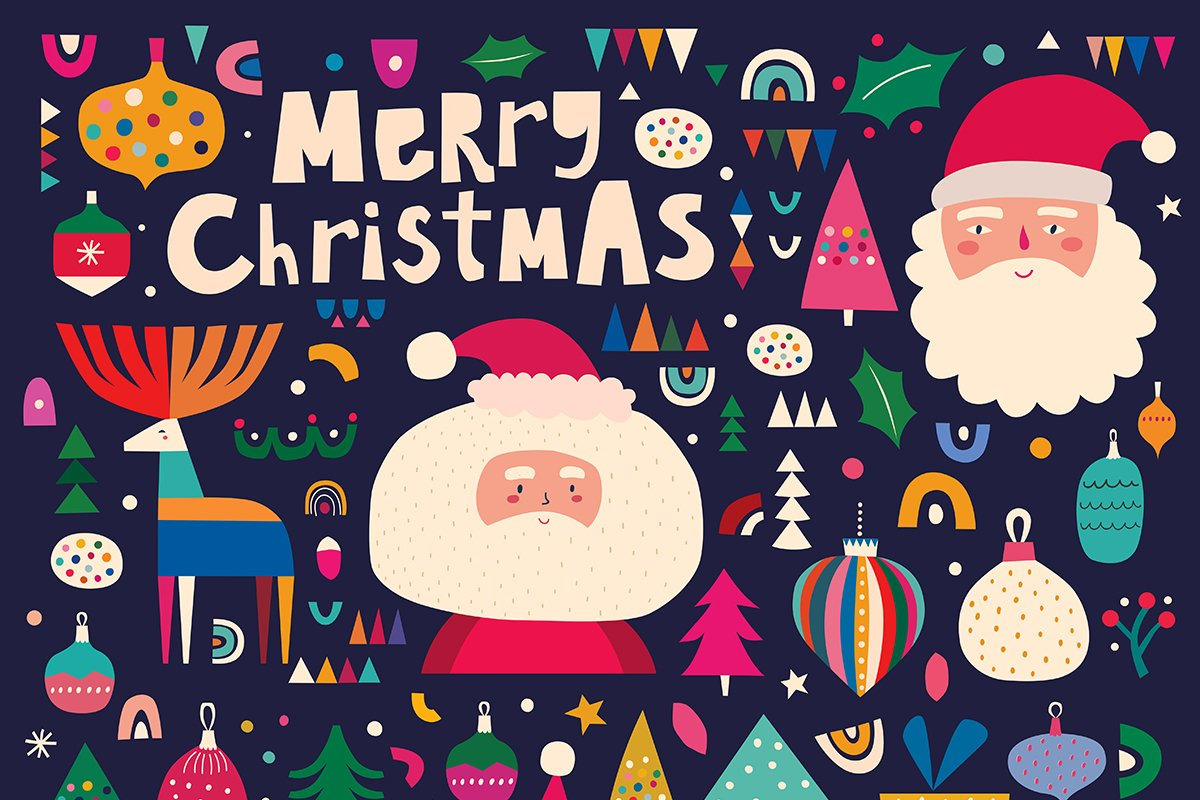 BEST CHRISTMAS BUNDLE 16 PRODUCTS, an Animal Illustration by MoleskoStudio (Photo 42 of 56)