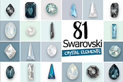 81 SWAROVSKI Crystals & Gems PSD/AI, an Object Graphic by Swarovski Crystals (Thumbnail 1 of 3)