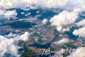 Aerial view of London, England, an Architecture Photo by Leonid Andronov