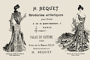 Vintage Advertising Overlays, an Illustration by ephemoire (Thumbnail 4 of 8)