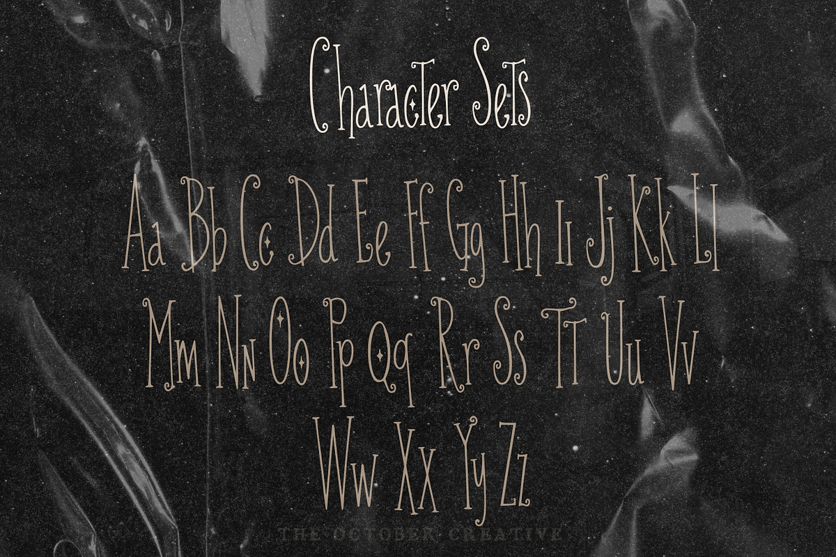 Honey October Sparkle Serif Font, a Serif Font by The October Creative (Photo 3 of 8)