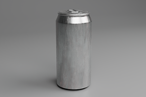 Aluminum Can 3D Model Mockup, an Object 3D Model by Dudukbersama