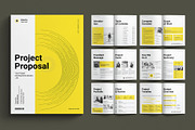 Project Proposal Template, a Brochure Template by E-Type (Thumbnail 1 of 6)