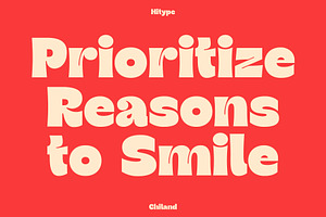 Chiland Display Typeface - Hitype