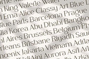 Rachel Sofia - Sans Serif Font, a Sans Serif Font by Artchitype Studio (Thumbnail 6 of 11)