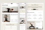 Pilates Studio Website UI Figma, an UI Kit Template by peterdraw (Thumbnail 6 of 7)