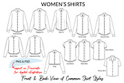 Women's Shirts, an Illustration by Art by Lin (Thumbnail 1 of 8)