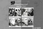 Whimsical Halloween Journal Pages, a Seasonal Illustration by Digital Art Mahdiseño (Thumbnail 4 of 10)