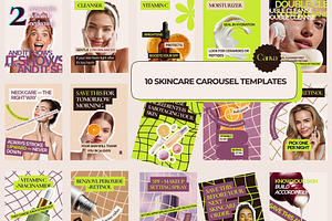 Skincare Instagram Carousel System