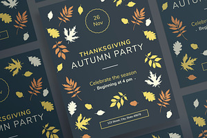 Posters Autumn Party