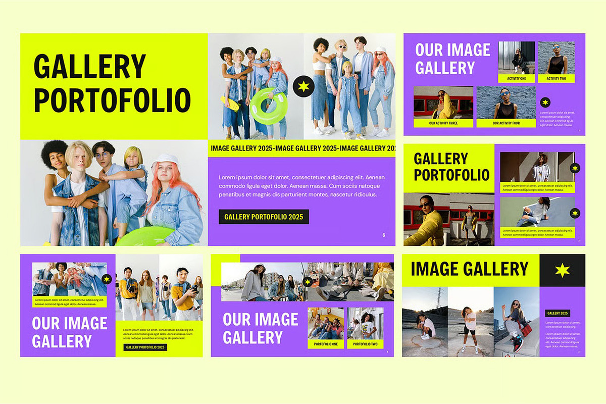 Photo Gallery Google Slides, PPoint, a Presentation Template by Fit-tee (Photo 4 of 4)