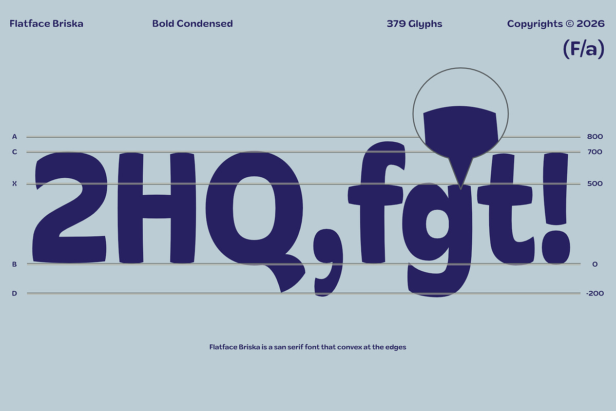 30% OFF! Flatface Briska, a Sans Serif Font by Flatface (Photo 4 of 14)