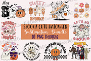Spooky Cute Halloween PNG Bundle, a Graphic by Pet Cave (Thumbnail 1 of 9)