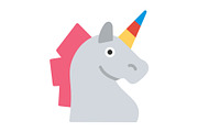 Unicorn Flat Icon, a Duotone Icon by Pexelpy (Thumbnail 1 of 2)