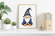 Watercolor Kawaii Halloween Gnome, an Illustration by Canvas Craft (Thumbnail 4 of 7)