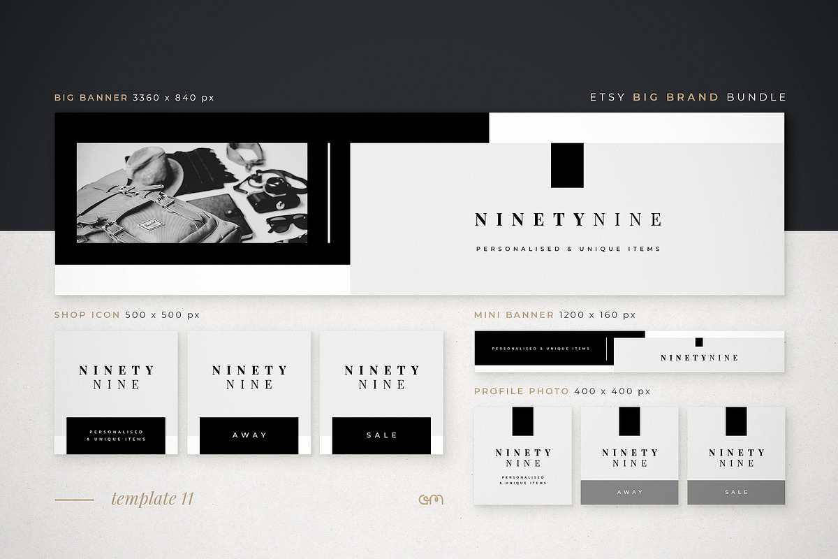 Etsy Big Brand Bundle, a Branding & Logo Template by AM Studio (Photo 14 of 23)
