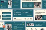 Business Continuity Strategy, a Presentation Template by Claymoon Lab (Thumbnail 1 of 6)
