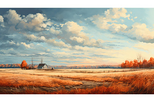 trees landscape autumn background ai, a Nature Photo by pikepicture