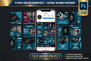 Gym - Fitness - Yoga - Instagram Kit, a Social Media Template by Mohammad Sarfaraz (Thumbnail 1 of 3)