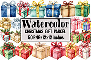 Christmas Gift Parcel, an Illustration by Design Market (Thumbnail 1 of 3)