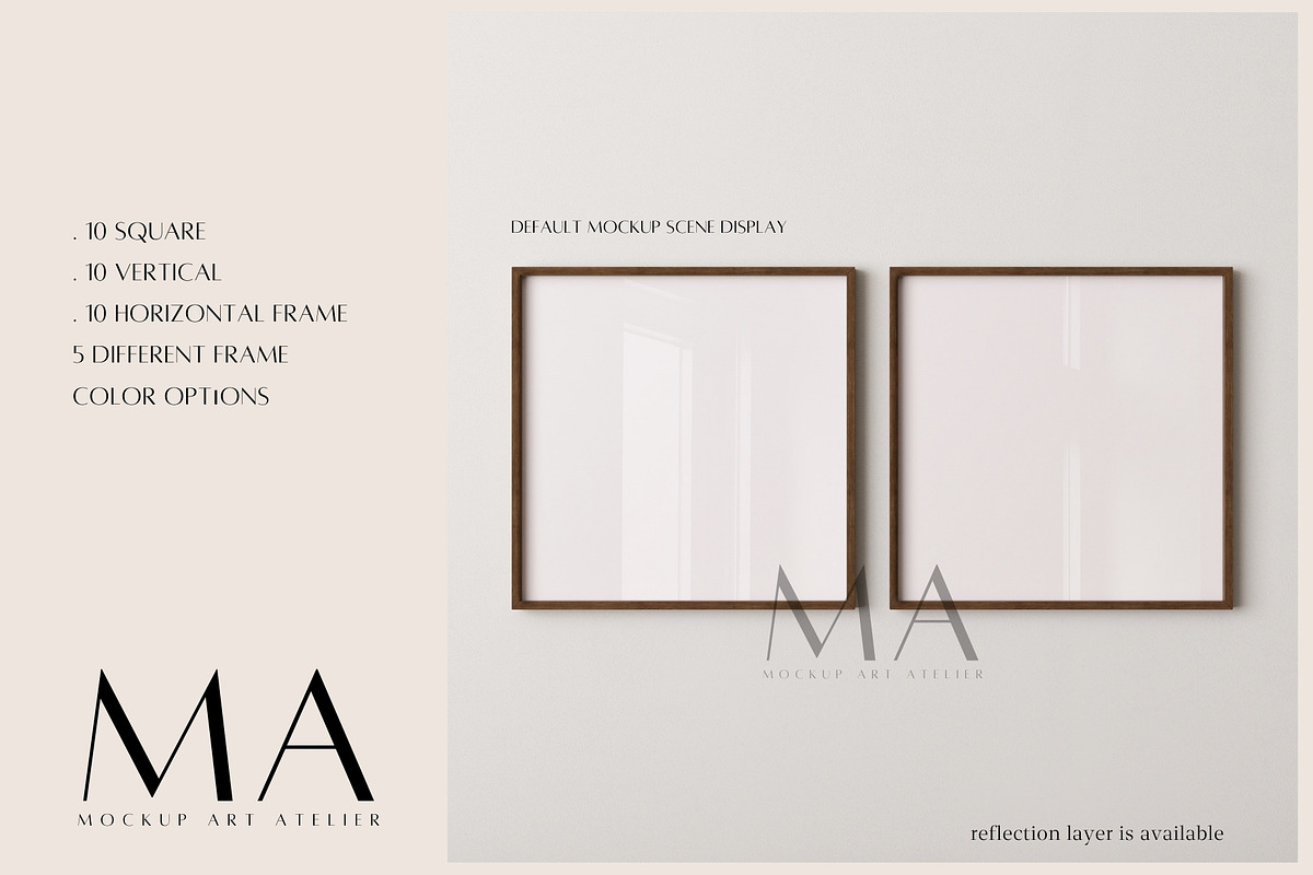 Close Up 2 Frames Mockup Bundle, a Household Mockup by Mockup Art Atelier (Photo 3 of 20)