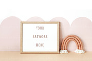 Horizontal Nursery Frame Mockup Kids, a Print Template by BirdieFrames (Thumbnail 2 of 4)