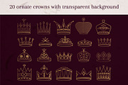 68 Elegant Crowns, a Decorative Illustration by Anatartan Design (Thumbnail 2 of 5)