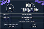 Modern Vaporwave Font, a Sans Serif Font by Creativetacos (Thumbnail 7 of 13)