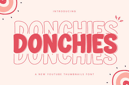 Donchies - Thumbnails Font, a Sans Serif Font by Flawless And Co