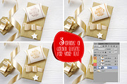 Christmas mock ups with smart object, a Print Template by Happy Letters (Thumbnail 11 of 12)