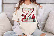 Knitted Christmas Alphabet Clipart, an Illustration by DreamCafeArt (Thumbnail 7 of 7)