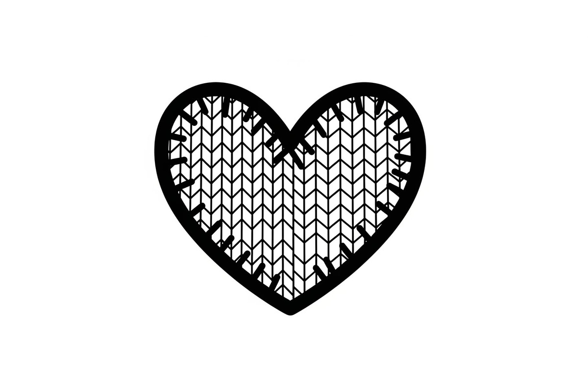 Knitted Heart Love Vector Bundle, an Illustration by Designs_River (Photo 38 of 53)