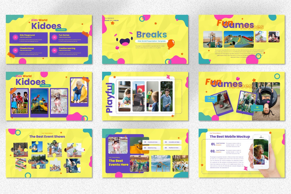 Kidoes - Kids World Googleslide, a Presentation Template by Dhabee