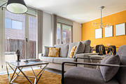 Stylish contemporary living room containing apartment, architecture, and, an Architecture Photo by Architect´s eye (Thumbnail 2 of 2)