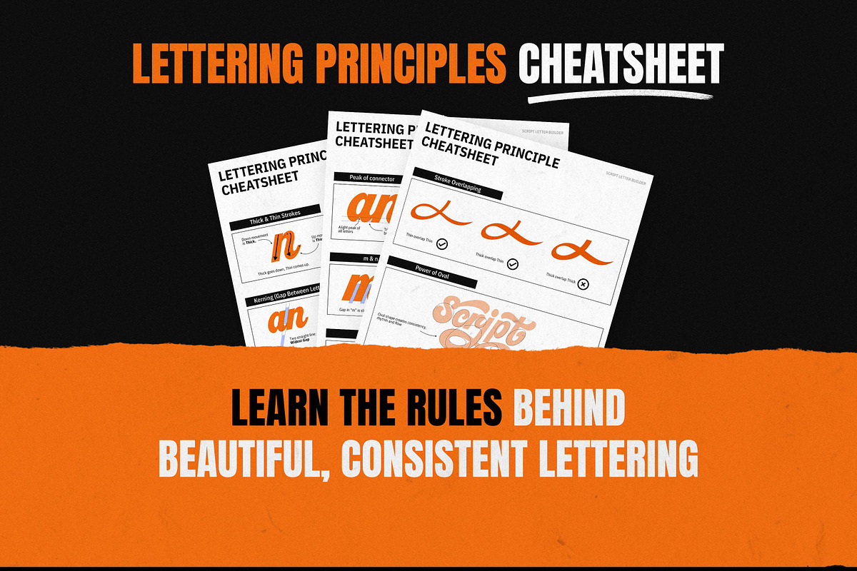 Script Letter Builder (Grid System), a Brush Add-On by Tharros (Photo 7 of 9)