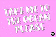 SUNNY BEACHES Casual Sans Outline, a Sans Serif Font by Blush Font Co. (Thumbnail 2 of 6)