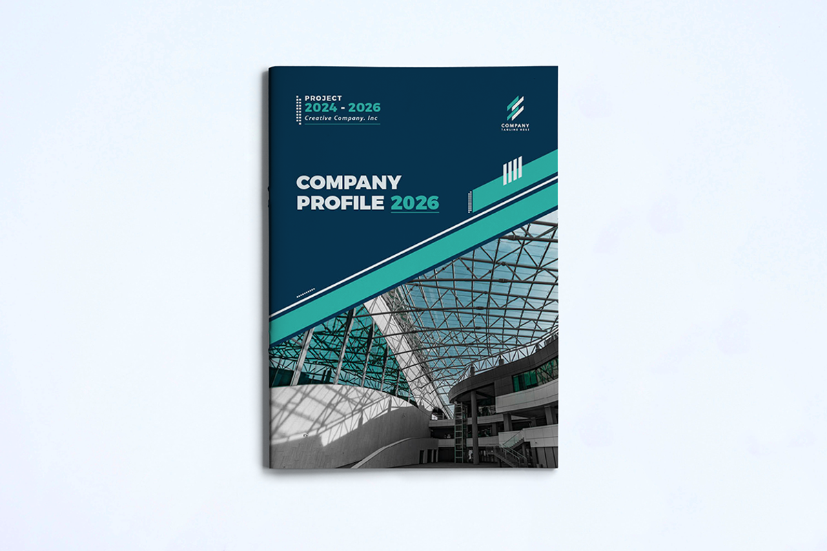 Company Profile Template, a Brochure Template by UnicodeID (Photo 2 of 12)