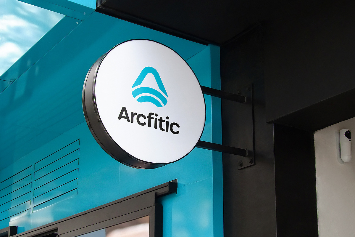 Logo Mockup Store Sport Sign, an Advertising Mockup by Asylab (Photo 1 of 5)