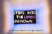 LiminalPhase Messy Experimental Sans, a Sans Serif Font by Struvictory.art (Thumbnail 8 of 9)