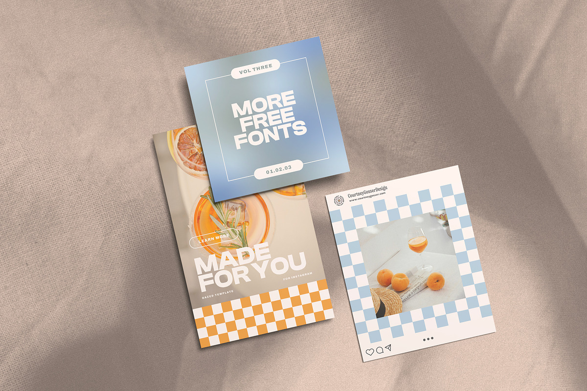 Dazed · Social Media Template Kit, a Social Media Template by Courtney Gosser Design (Photo 6 of 8)