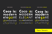 Coco Gothic - 36 fonts, a Sans Serif Font by Zetafonts (Thumbnail 4 of 10)