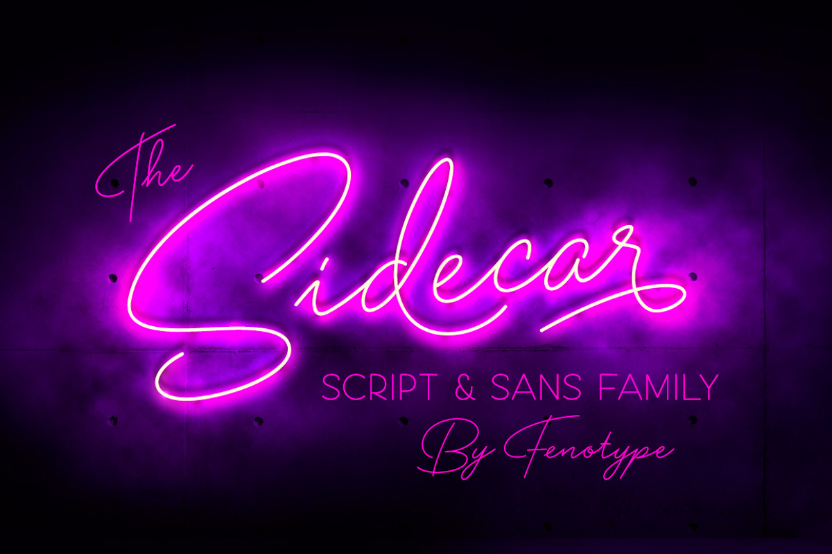 Sidecar Script & Sans Font