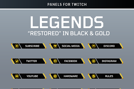 Legends in Black and Gold