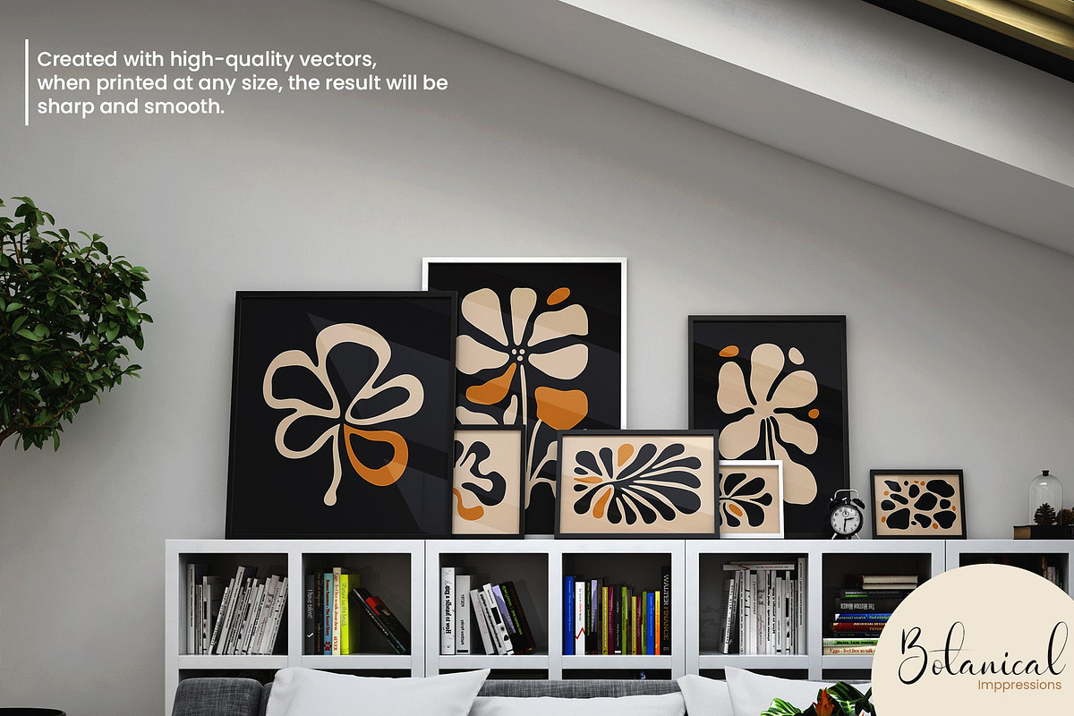 Modern Botanical Harmony Art Print, a Decorative Illustration by Vibrand Studio (Photo 5 of 9)