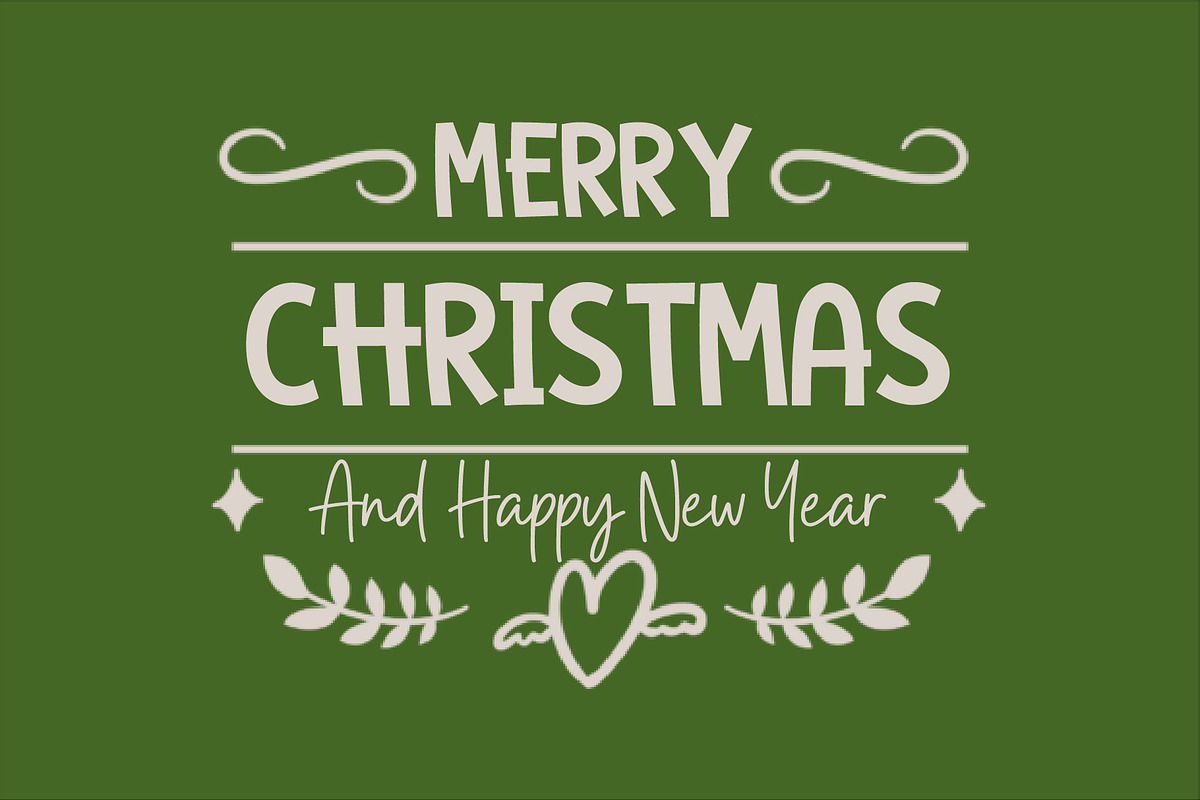 Xmas Holiday, a Slab Serif Font by Aura Typeface (Photo 6 of 7)