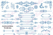 Winter borders,wreath frames,decor, a Decorative Illustration by Tatianakost49 (Thumbnail 2 of 5)