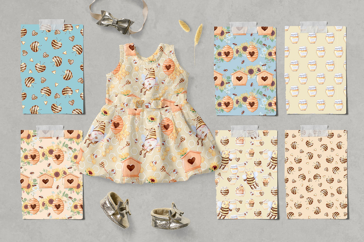 Big set of seamless patterns, a Pattern Graphic by Yuliya Art (Photo 3 of 12)