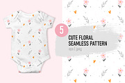 Floral seamless pattern, a Pattern Graphic by hanifa_design (Thumbnail 1 of 9)